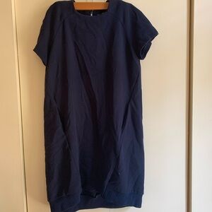 Zara Navy Blue Short Sleeve Dress